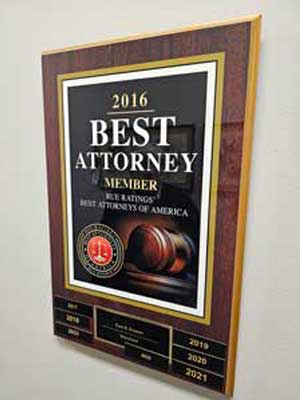 Paul R. Kramer 2016 Best Attorney, (Member, Best Attorneys of America)